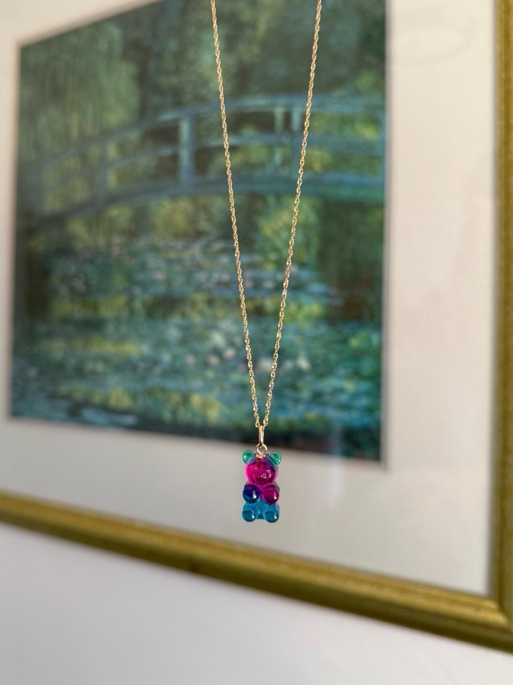 14k Gold Gummy Bear Charm